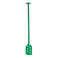 Remco 52" x 6" Green Polypropylene Mixing Paddle / Scraper with Holes 67762