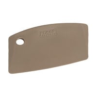 Remco 5" Brown Polypropylene Mini Bench / Bowl Scraper 695966