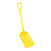 Remco 10" Wide Yellow One-Piece Polypropylene Food Service Shovel 69816