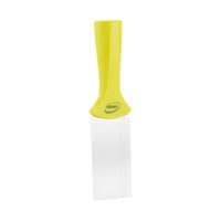 Vikan 2" Stainless Steel Handle-Mounted Scraper with Yellow Handle 40106