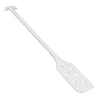 Remco 40" x 6" White Polypropylene Mixing Paddle / Scraper with Holes 67745