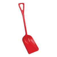 Remco 10" Wide Red One-Piece Polypropylene Food Service Shovel 69814