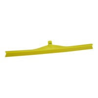 Vikan Ultra Hygienic 27 5/8" Single Blade Rubber Floor Squeegee with Plastic Frame