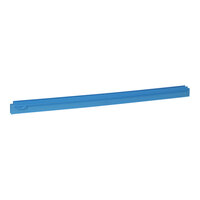 Vikan 77353 27 5/8" Blue Ultra-Hygienic Replacement Squeegee Blade for 77153 and 77253