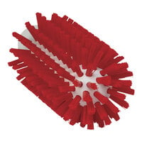 Vikan 2 1/2" Red Stiff Polyester Tube Brush Head 5380634