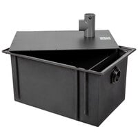 Zurn Elkay GT2702-50 100 lb. 50 GPM Polyethylene Grease Trap with 3" Female NPT Inlet and Outlet Connections