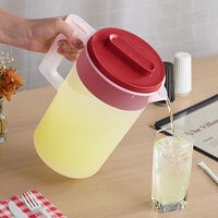 Rubbermaid Simply Pour 1 Gallon Plastic Pitcher with Multifunction Lid