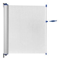 ZonePro White Fixed Safety Banner with Blue Accent MB1003-BLU-B-12