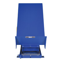 Vestil Blue Single Scissor Lift / Tilt Table with 24" x 48" Platform and 40-Degree Maximum Tilt Angle UNI-2448-2-BLU-460-3 - 460V, 3 Phase, 2,000 lb. Capacity