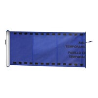 ZonePro Blue Portable Safety Banner PMB2000-BLU