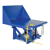 Vestil Efficiency Master Blue Tilt Table with 42" x 50" Platform and 90-Degree Maximum Tilt Angle EM1-500-4250-2 - 460V, 2,000 lb. Capacity