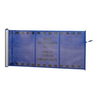 ZonePro Blue Fixed Safety Banner MB1000-BLU