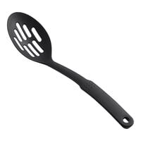 Choice 12" Black Slotted Heat-Resistant Nylon Spoon