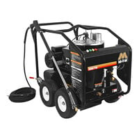 Mi-T-M HSE Series HSE-2003-0MG10 Corded Electric Hot Water Pressure Washer with General Pump and Gas-Fired Burner - 2,000 PSI; 2.8 GPM