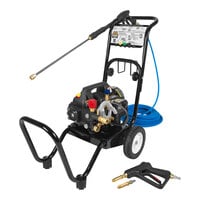 Mi-T-M CM-1400-0MEC-M Cart Mount Electric Cold Water Pressure Washer / Mister - 1,400 PSI; 1.5 GPM