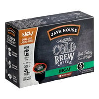 Java House Decaf Cold Brew Coffee Single Serve Pod - 36/Case
