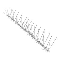 Bird-X ETS-98 Extra Tall 8 1/2" Wide Stainless Steel Spikes - 98' Kit