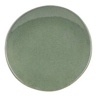 Front of the House Artefact 58 oz. Moss Porcelain Low Bowl - 4/Case