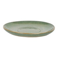 Front of the House Artefact 6" Moss Porcelain Saucer - 12/Case