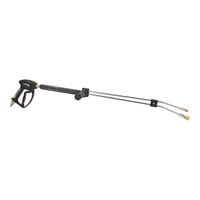 Mi-T-M 850-0436 36" Hot Water Dual Lance with Insulated Trigger Gun - 5,000 PSI; 10 GPM