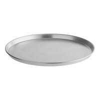 Choice 10" x 1/2" Round Aluminum Sizzler Platter