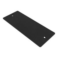 Econoco 47 7/8" x 19 1/8" Black Melamine Base Shelf for Pipeline Ballet Garment Racks