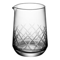 Acopa 25 oz. Bold Diamond Cut Cocktail Stirring / Mixing Glass