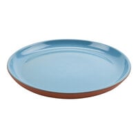 cheforward by GET Graupera Stone Heart 10 1/4" Blue Terracotta Deep Plate - 6/Case