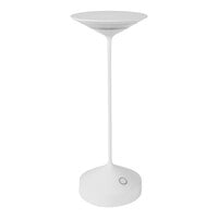 Abert Tempo 11" White Rechargeable Table Lamp