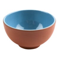 cheforward by GET Graupera Stone Heart 8.45 oz. Blue Terracotta Breakfast Bowl - 18/Case