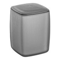 room360 Bimini 2 3/4" x 2 3/4" Smoke Composite Storage Jar with Lid RJR032GYT22 - 6/Pack