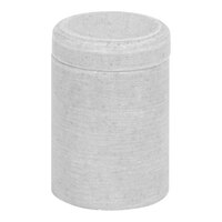 room360 Miami 3" Cement Gray Storage Jar with Lid RJR008GYR12 - 6/Pack