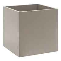 room360 New York RWA013BEW20 8 Qt. Gray MDF Cube Wastebasket - 2/Pack