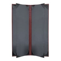 H. Risch, Inc. HAR-6V Harley 4 1/4" x 14" Customizable Wine 6 View Menu Cover