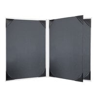 H. Risch, Inc. HAR-4V Harley 8 1/2" x 11" Customizable White 4 View Menu Cover