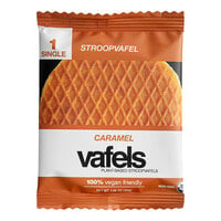 Vafels Individually Wrapped Vegan Caramel Stroopwafel 12-Count 1.06 oz. - 12/Case