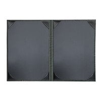 H. Risch, Inc. HAR-2V Harley 5 1/2" x 8 1/2" Customizable Green 2 View Menu Cover