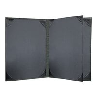 H. Risch, Inc. HAR-4V Harley 8 1/2" x 11" Customizable Green 4 View Menu Cover