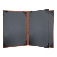 H. Risch, Inc. HAR-4V Harley 8 1/2" x 11" Customizable Butterscotch 4 View Menu Cover