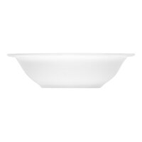 Bauscher by BauscherHepp Dialog 7.4 oz. Bright White Embossed Round Porcelain Salad Bowl - 36/Case
