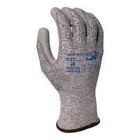Armor Guys Basetek Hammer Head 3 Salt and Pepper Level A3 HDPE Gloves with Gray Polyurethane Palm Coating