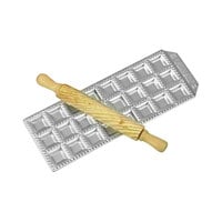 Matfer Bourgeat Imperia 36 Count Ravioli Mold with Rolling Pin 73200