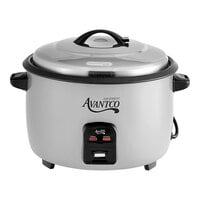 Avantco RCB60 60 Cup (30 Cup Raw) Electric Rice Cooker / Warmer with Removable Lid - 120V, 1550W
