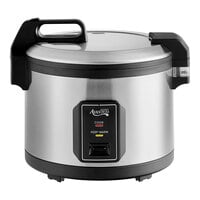 Avantco RCSB60 60 Cup (30 Cup Raw) Electric Rice Cooker / Warmer with Hinged Lid - 120V, 1550W