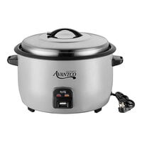 Avantco RCB90 90 Cup (45 Cup Raw) Electric Rice Cooker / Warmer - 240V, 2,650W