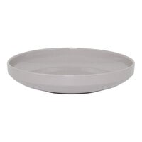 Front of the House Bevel 21 oz. Stone Round Porcelain Bowl - 6/Case