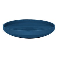 Front of the House Bevel 44 oz. Lapis Round Porcelain Bowl - 4/Case