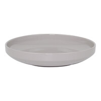 Front of the House Bevel 38 oz. Stone Round Porcelain Bowl - 4/Case