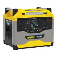 Champion Power Equipment 1,638Wh Lithium-Ion Solar Portable Power Station 100594