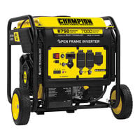 Champion Power Equipment 420 CC Gasoline-Powered Open Frame Inverter Portable Generator with Electric / Recoil Start 100520 - 8,750 / 7,000W, 120/240V